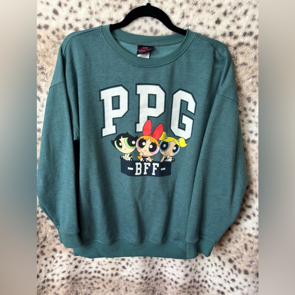 WOMENS POWERPUFF GIRLS CREWNECK